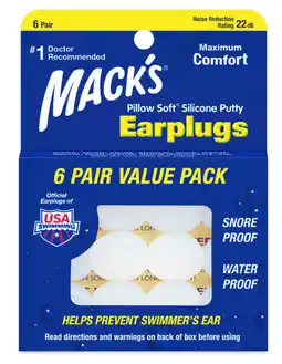 De Online Drogist Mack&aposs oordopjes zacht 6 paar aanbieding