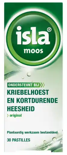 De Online Drogist Isla moos keelpastilles aanbieding
