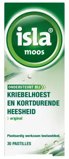 De Online Drogist Isla moos keelpastilles aanbieding