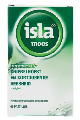 De Online Drogist Isla moos keelpastilles 60st aanbieding