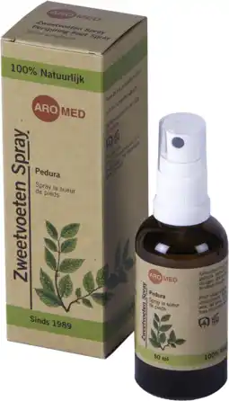 De Online Drogist Aromed pedura zweetvoetenspray aanbieding