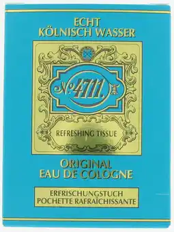 De Online Drogist 4711 etui doekjes aanbieding