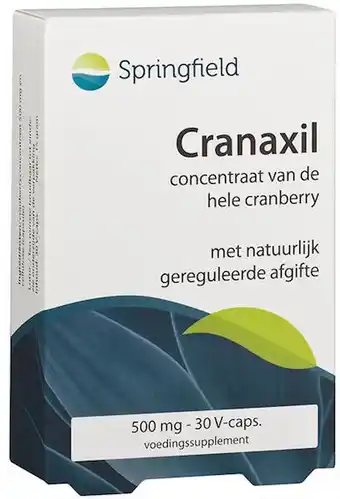 De Online Drogist Springfield cranaxil capsules aanbieding