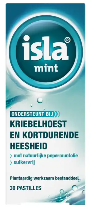 De Online Drogist Isla mint keelpastilles aanbieding