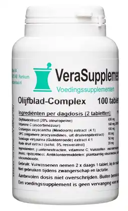 De Online Drogist Verasupplements olijfblad complex tabletten aanbieding
