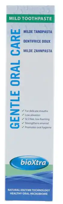 De Online Drogist Bioxtra zachte tandpasta droge mond aanbieding