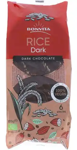 De Online Drogist Bonvita pure chocolade rijstwafels aanbieding