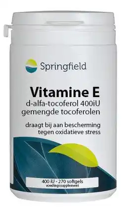 De Online Drogist Springfield vitamine e 400iu aanbieding