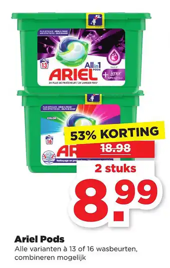 PLUS Ariel pods aanbieding