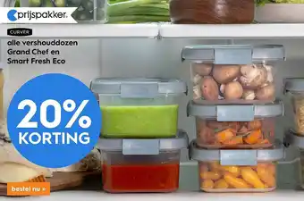 Blokker Alle Curver Vershouddozen Grand Chef En Smart Fresh Eco 20% Korting aanbieding