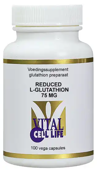 De Online Drogist Vital cell life reduced l-glutathion 75mg capsules aanbieding