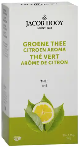 De Online Drogist Jacob hooy groene thee ctroen aanbieding