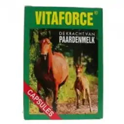 De Online Drogist Vitaforce paardenmelk 120st aanbieding