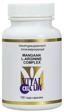 De Online Drogist Vital cell life mangaan l-arginine complex capsules aanbieding