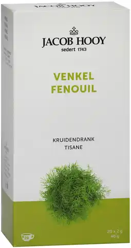 De Online Drogist Jacob hooy venkel theezakjes aanbieding