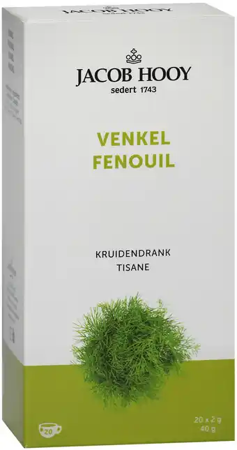 De Online Drogist Jacob hooy venkel theezakjes aanbieding