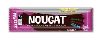 De Online Drogist Bonvita nougat dark chocolate bar aanbieding