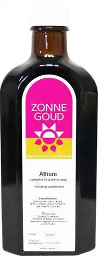 De Online Drogist Zonnegoud allium siroop aanbieding