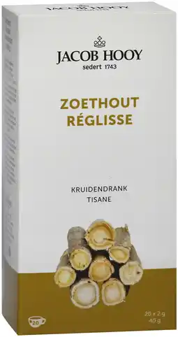 De Online Drogist Jacob hooy zoethout theezakjes aanbieding