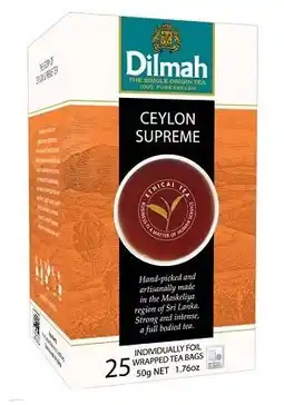 De Online Drogist Dilmah ceylon supreme thee aanbieding