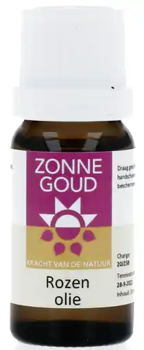 De Online Drogist Zonnegoud rozen olie aanbieding