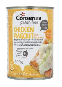 De Online Drogist Consenza kippenragout met champignons aanbieding