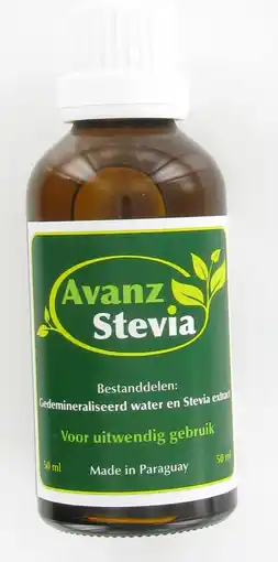De Online Drogist Avanz stevia extract 50ml aanbieding