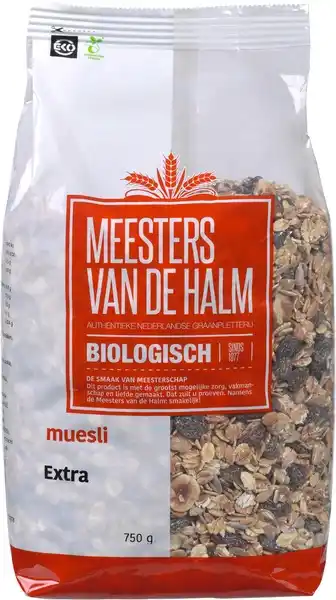De Online Drogist De halm muesli extra biologisch aanbieding