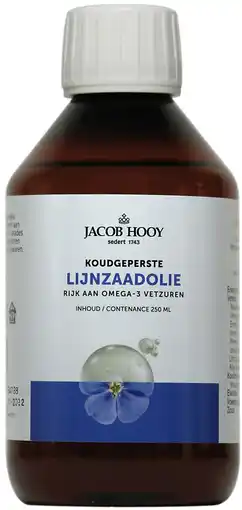 De Online Drogist Jacob hooy lijnzaadolie 250ml aanbieding
