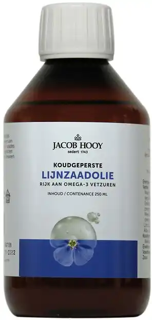 De Online Drogist Jacob hooy lijnzaadolie 250ml aanbieding