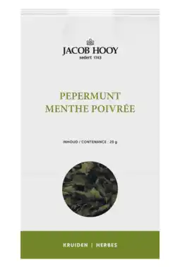 De Online Drogist Jacob hooy pepermuntblad heel 20gr aanbieding