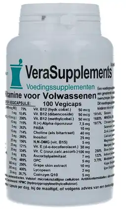 De Online Drogist Verasupplements super multi volwassenen capsules aanbieding