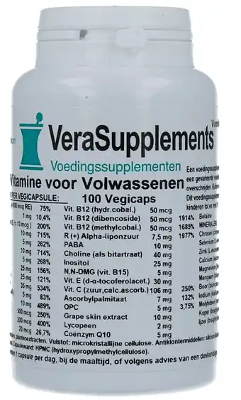 De Online Drogist Verasupplements super multi volwassenen capsules aanbieding