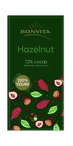De Online Drogist Bonvita premium dark chocolate hazelnut aanbieding