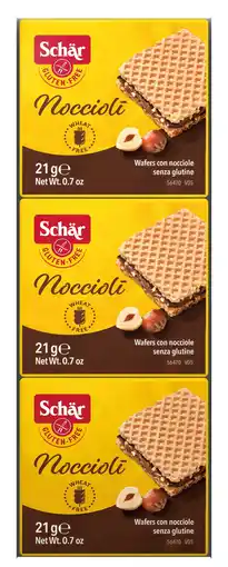 De Online Drogist Schar noccioli hazelnoot-crème wafels glutenvrij aanbieding