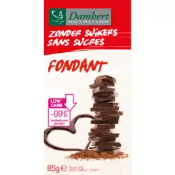 De Online Drogist Damhert zonder suikers chocoladetablet fondant aanbieding