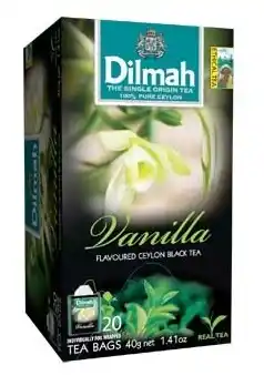 De Online Drogist Dilmah vanille thee zakjes aanbieding