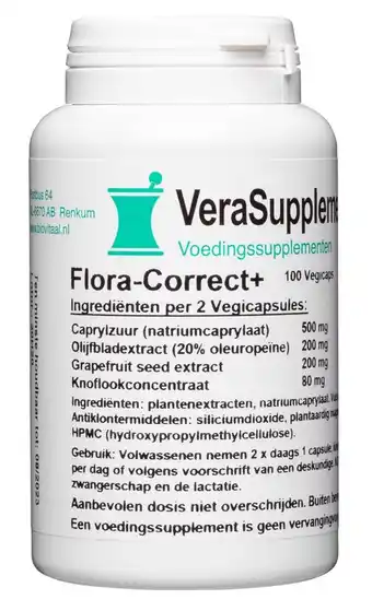 De Online Drogist Verasupplements flora correct + capsules aanbieding