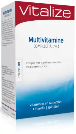 De Online Drogist Vitalize multivitamine compleet a-z tabletten 60st aanbieding