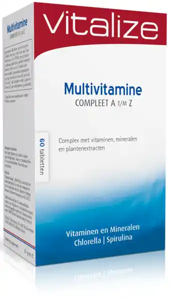 De Online Drogist Vitalize multivitamine compleet a-z tabletten 60st aanbieding