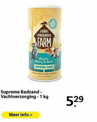 Pets Place Supreme Badzand - Vachtverzorging - 1 Kg aanbieding