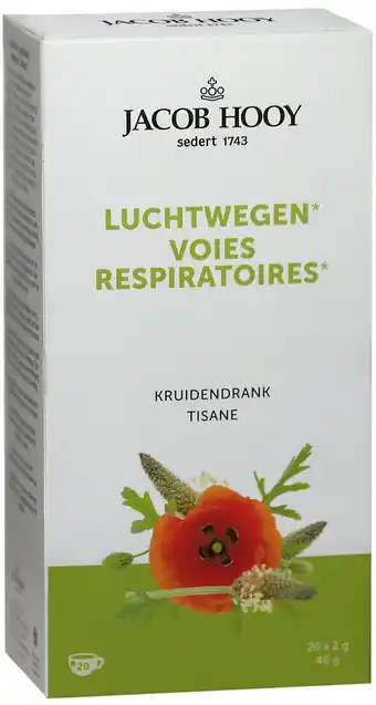 De Online Drogist Jacob hooy luchtwegen kruidendrank aanbieding