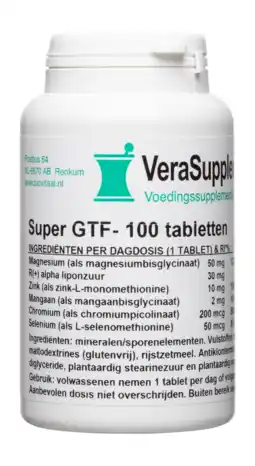 De Online Drogist Verasupplements super gtf complex tabletten aanbieding