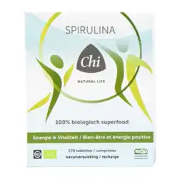 De Online Drogist Chi bio spirulina tabletten navulling aanbieding