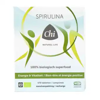 De Online Drogist Chi bio spirulina tabletten navulling aanbieding