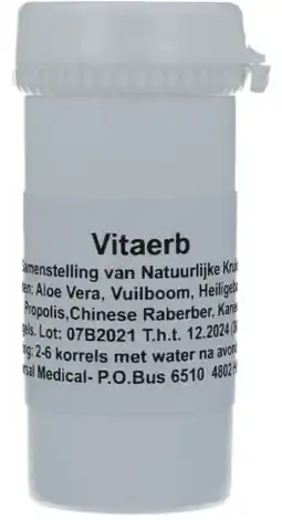 De Online Drogist Vitaerb natuurlijke stoelgang 30gr aanbieding