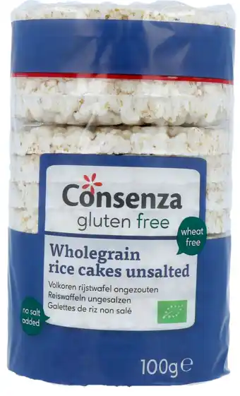 De Online Drogist Consenza rijstwafels zonder zout aanbieding