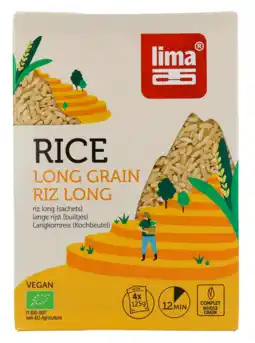 De Online Drogist Lima rijst lang volkoren bio builtjes 500gr aanbieding