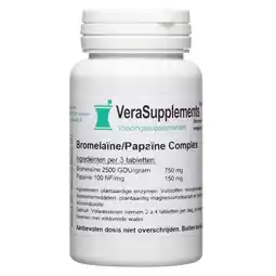 De Online Drogist Verasupplements bromelaïne/papaïne complex tabletten aanbieding