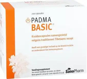 De Online Drogist Padma basic capsules aanbieding